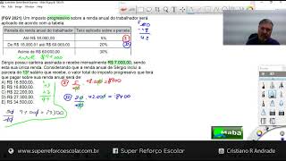 MABA CONCURSOS  -  PORCENTAGEM  -  FGV  -  2021  -  Com prof. Cristiano Andrade