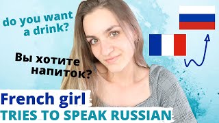 My FIRST attempt at Learning RUSSIAN as a French *hilarious* (yes, I failed)