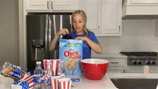 How To Make Red, White and Blue Snack Mix Recipe To Celebrate Independence Day!