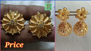 gold jhumka gogo pasha design with price