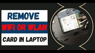 Replace WIFI or WLAN Card in a Laptop / Dell / HP / Lenovo / Acer and more....