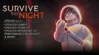 LESS LAG FOR EVERYONE!/ UI REWORKED! Roblox Survive The Night UPDATE!