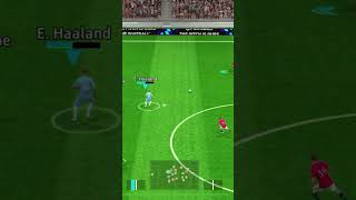 Passing game and crossing goal in Efootball 24 #efootball #pes #viral  #shorts