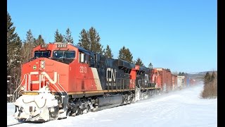 CN 2313 West, With Some Picture In Picture 03-19-2015