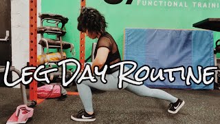 LEG DAY ROUTINE || CURRENT FAV GLUTE WORKOUT