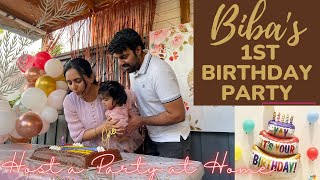 Party Prep with Me for Biba's 1st Birthday | How to plan your baby's birthday | Host a party at Home