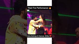 Isha & Kanwar's fire Performance 🔥 #ishamalviya #dance