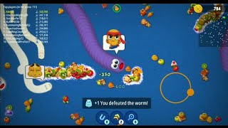 Top 1 WormsZone.io,512,512 score gameplay