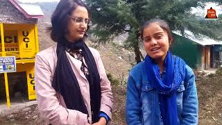 Former producer at AajTak,Miss Arpna Chandail along with budding Bhaderwahi artist Pinkey Devi .