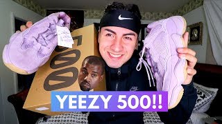 YEEZY 500 SOFT VISION **On Feet Review & Unboxing 🔥