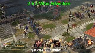 Doomsday Last survivors Z-Virus Adventure 2-5 how to complete 1-1 to 8-10 coming in chanel