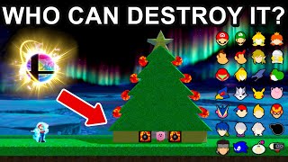 Who Can Destroy The Christmas Tree With A Final Smash ? - Super Smash Bros. Ultimate