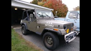 How to find problem 94 Wrangler running rough.