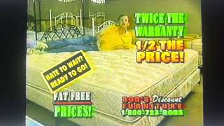 Bob’s Discount Furniture “Fat Free Prices” commercial January 1996