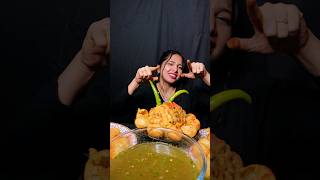 1 MIN 10 SPICY PANI PURI CHALLENGE  #shortvideo #shorts #viralvideos#golgappaeatingchallenge #fuchka