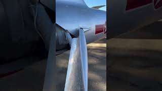 Moving the airbrake on a MIG-15