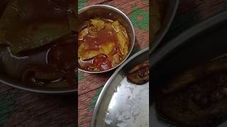 Papad ko sabji daal Bhat mula ko Achar portal bhaji phool gobhi ko sabji#ytshorts 😇😋