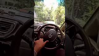 Driving Tata Altroz in forest area