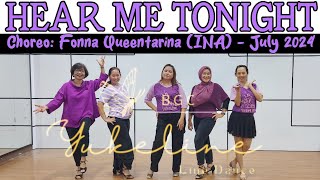 Hear Me Tonight - High Beginner - Choreo: Fonna Queentarina (INA) - July 2024