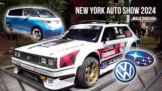 2024 New York International Auto Show Full Walk Through Tour PT 1: Volkswagen & Subaru