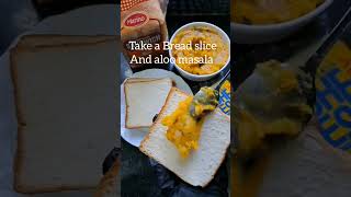 crispy Aloo cheese sandwich in 5min  #sandwich #shorts #youtubeshorts