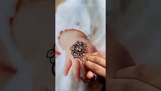 Cute Baby Hand Flower Mehndi Design #mehndi