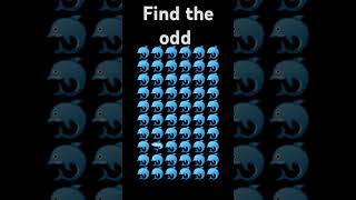 find the odd fish#brain challenge#puzzle quiz#YouTube shorts#short video#crazy Brain