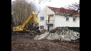 Gross Gerau - Abriss der Wohnblocks am Europaring - 2017