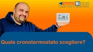 Come scegliere il cronotemostato più adatto a te? Diretta N.1 sul materiale elettrico