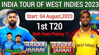 India vs West Indies 1st T20 Match 223 | Ind vs Wi 2023 New & Best Playing 11 | Ind vs Wi 2023 |