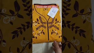 Amazon night wear for women #nightsuit #nightwear #winter #new #unboxing #nightwearset #shortvideo