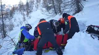 Exercice avalanche grandeur nature à Puy Saint Vincent le 16 janvier 2019