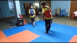 Pencak Silat sparing practice