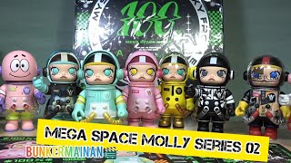 POP MART Mega Space Molly 100% ASTRONAUT Series 02 Blindbox Boxset Unboxing Indonesia