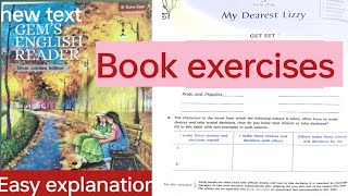 Class -8 || L-5 My Dearest Lizzy  (silverJubileeedition) Book exercises #english#gemsenglishreader