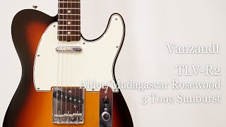 White Guitars - Vanzandt / TLV-R2 Alder/Madagascar Rosewood - 3 Tone Sunburst