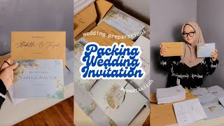 WEDDING PREPARATION - EDISI PACKING UNDANGAN PERNIKAHAN #meNATAkisah