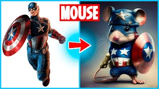 AVENGERS but MOUSE-VENGERS 💥 All Characters | Marvel & DC | SUPERHEROES