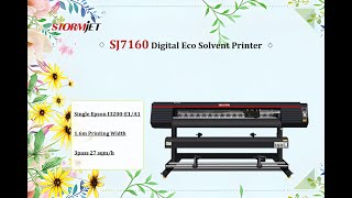 Single Head SJ7160 1.6m Eco Solvent Printer