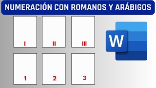 Cómo numerar páginas con números romanos y arábigos en Word