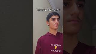 Pov: Girls vs Boys October (winter arc edition)#shorts #relatable