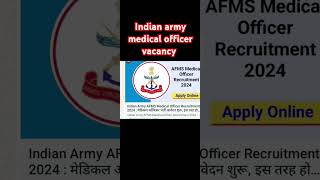 indian army medical officer vacancy #iams #army vacancy