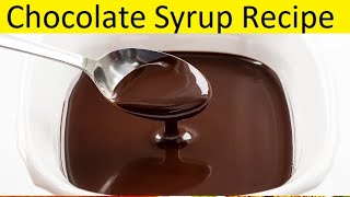 3 min Chocolate Ganache Without Chocolate, Dounut and cup cake topping,چاکلیٹ سیرپ