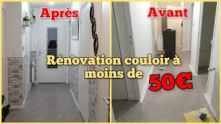 rénovation ,couloir à moins de 50€ اجيو تشوفو كيفاش رجعت كولوار باقل الاثمنة يافرحة ماتمت