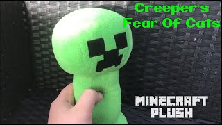 Creeper's Fear Of Cats - Minecraft Plush