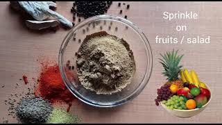 Chaat Masala Indian Street Food magic powder recipe.