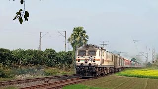 Awesome Kharagpur Route (SER)  WAP-7 Bengaluru Duronto+ Howrah Antyodaya Express  Full Speed Trains