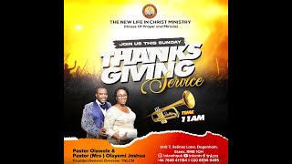 THANKSGIVING SERVICE ||  SUN OCT.  6TH 2024