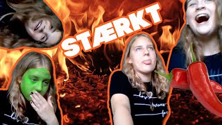 🤪🤯🌶  STÆRKT 🌶🤯🤪 Prøver hot snacks