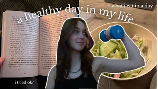 healthy/productive day in my life *food, workout, books*